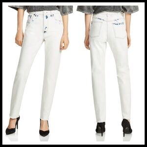 MAJE NWT Paoline Tie-Dye Straight Leg Jeans